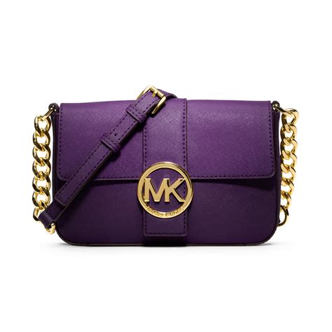 michael kors fulton purple wallet|Michael Kors fulton crossbody.